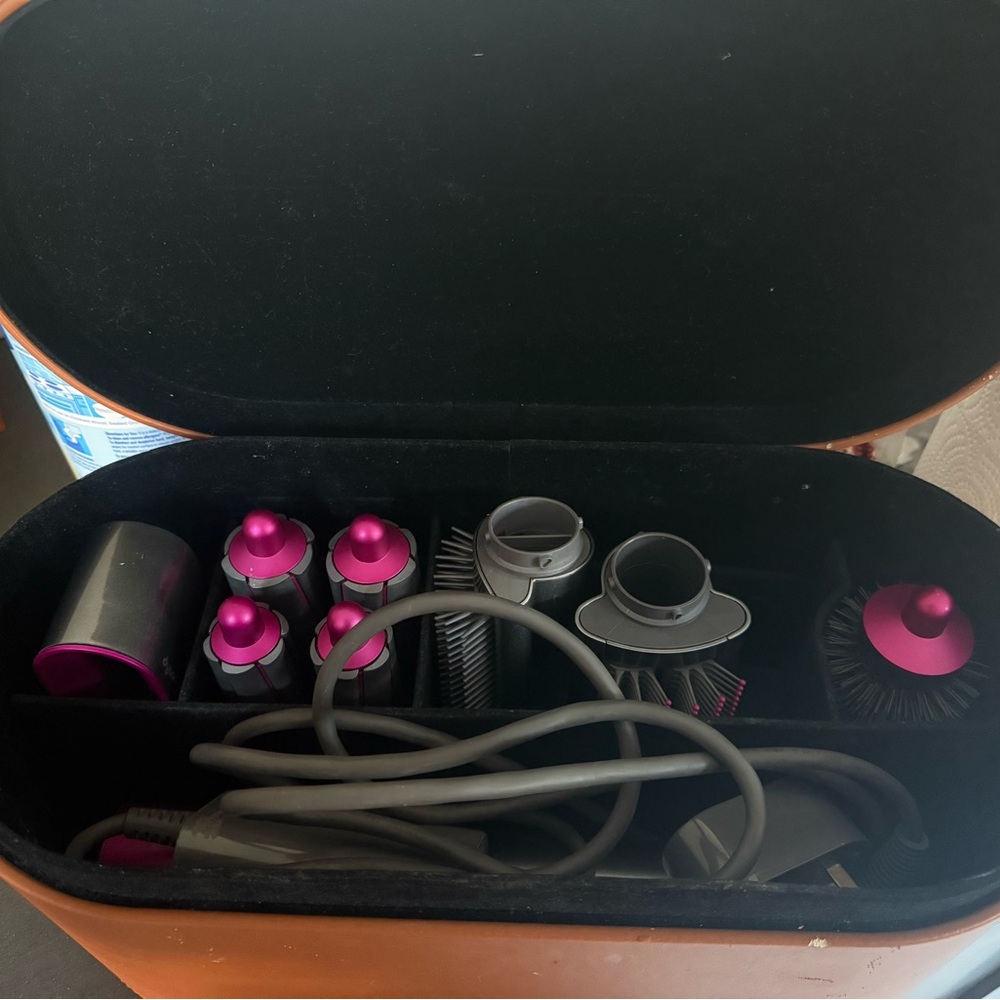 Dyson Hair Tool Set - Pink and Gray